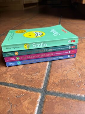 Smile & The Baby-Sitters Club Graphic Novels 3, 4, and 6